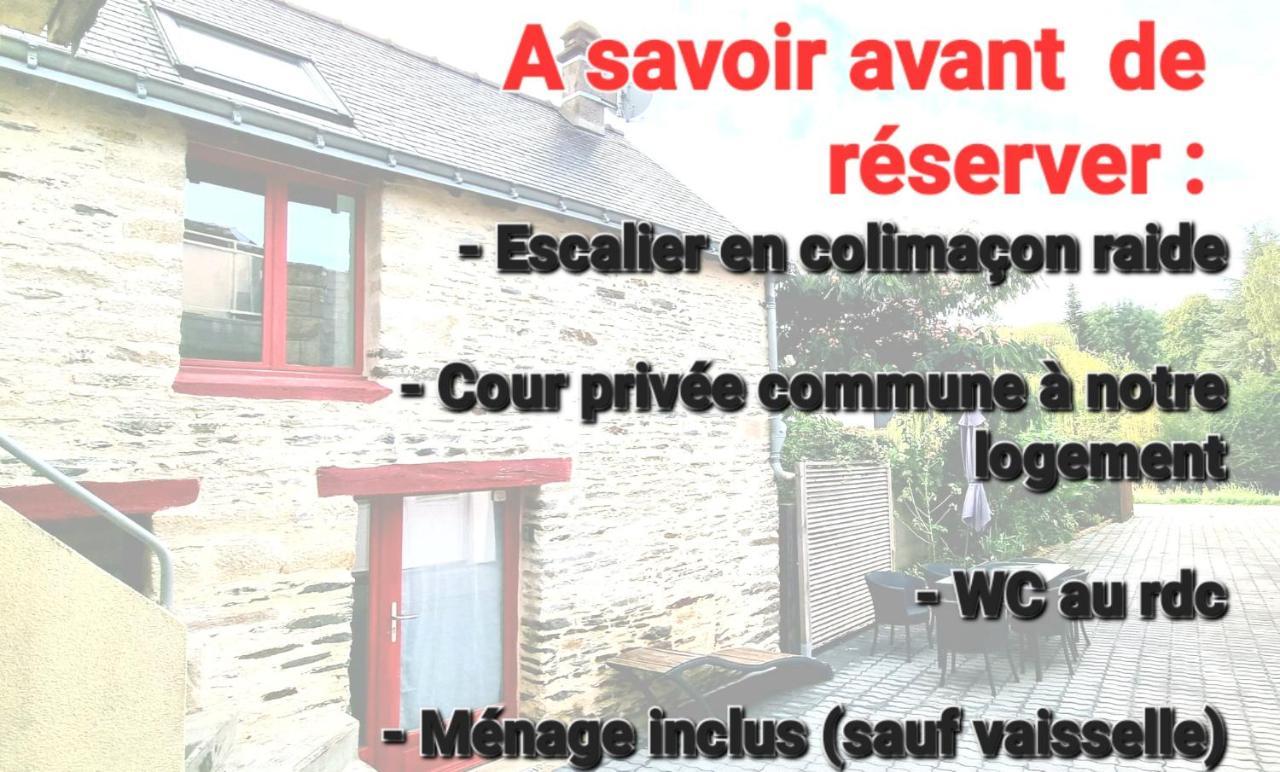 Gîte - Et à côté coule une rivière Josselin Exterior foto